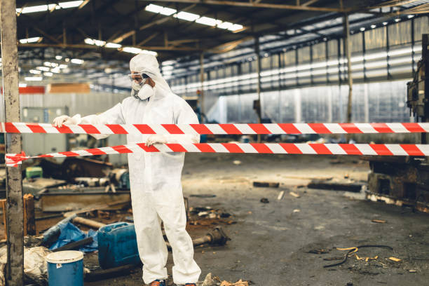 Professional Biohazard technician working in Harrison, AR